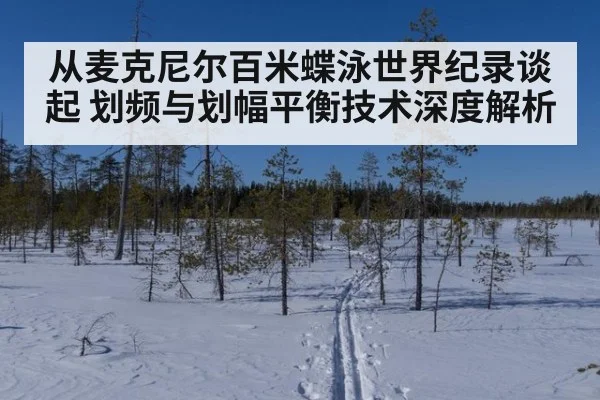从麦克尼尔百米蝶泳世界纪录谈起 划频与划幅平衡技术深度解析